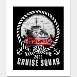 Funny Cruise Squad 2023 Limited Posters and Art